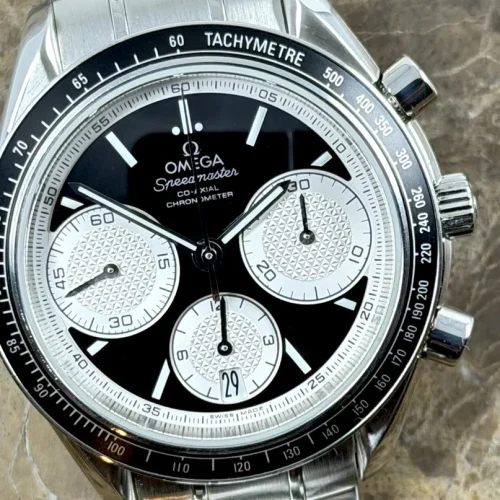 OMEGA Speedmaster RACING CHRONOGRAPH Reverse Panda Dial 40mm Automatic with Box Papers 326.30.40.50.01.002