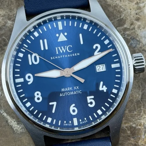 IWC Pilot Mark XX Le Petit Prince 40mm Automatic Blue Dial with IWC Box Papers and Warranty Card IW328221 Year 2026