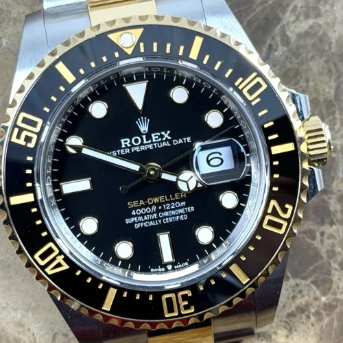 Rolex Sea-Dweller 43mm Automatic 18k Gold and OysterSteel 126603 with Box Papers Card 2026
